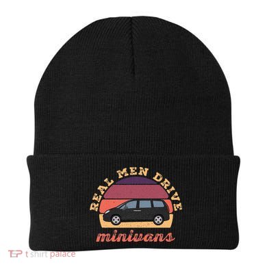 Funny Real Drive Minivans Vintage Graphic Van Gift Ideas Beanie
