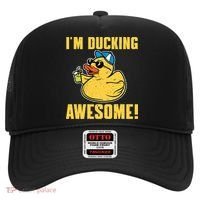 Funny Rubber Ducky Saying Im Ducking Awesome Duckie Hat thumb 0