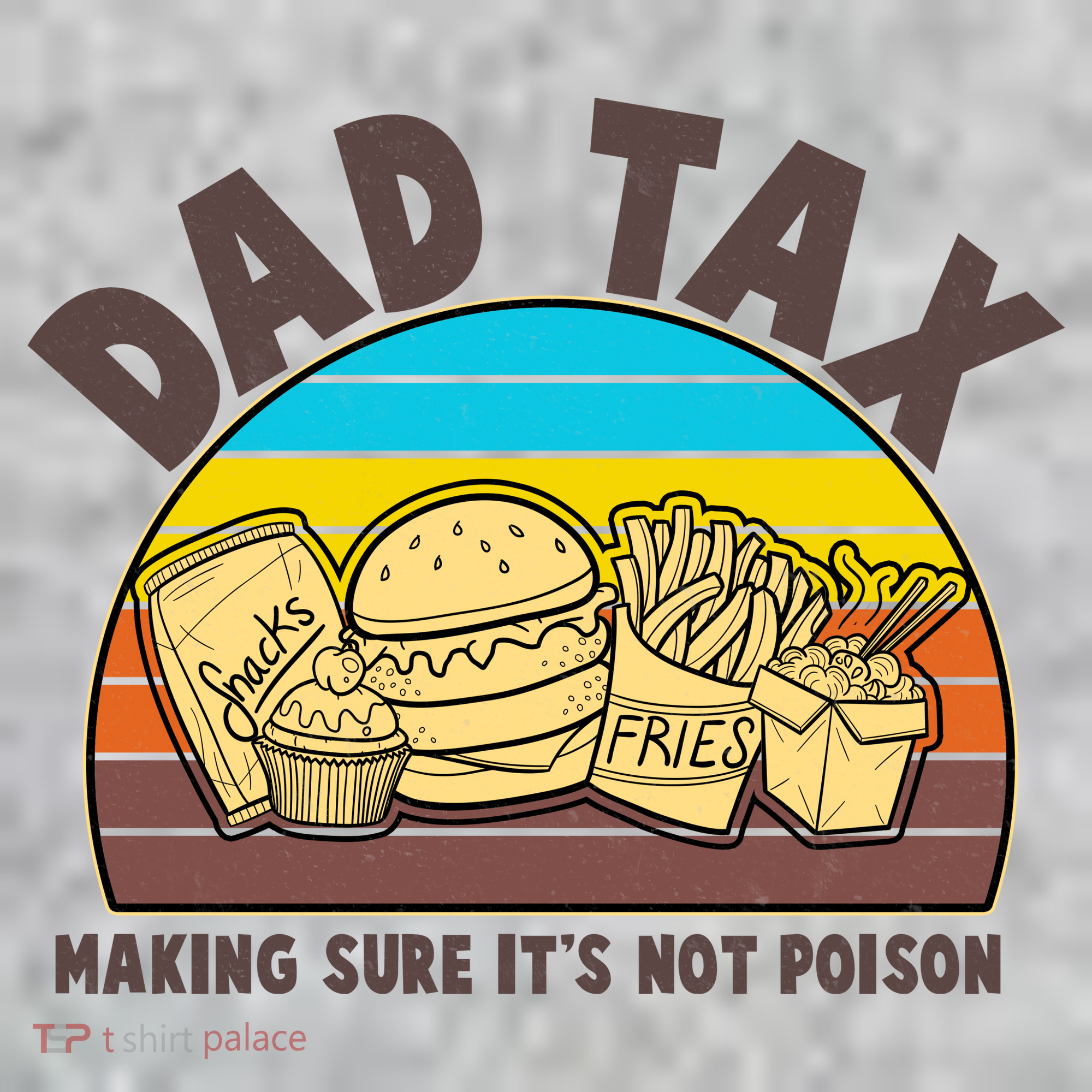 Funny Retro Dad Tax Making Sure Its Not Poison The Baniff Cuffed Pom Beanie