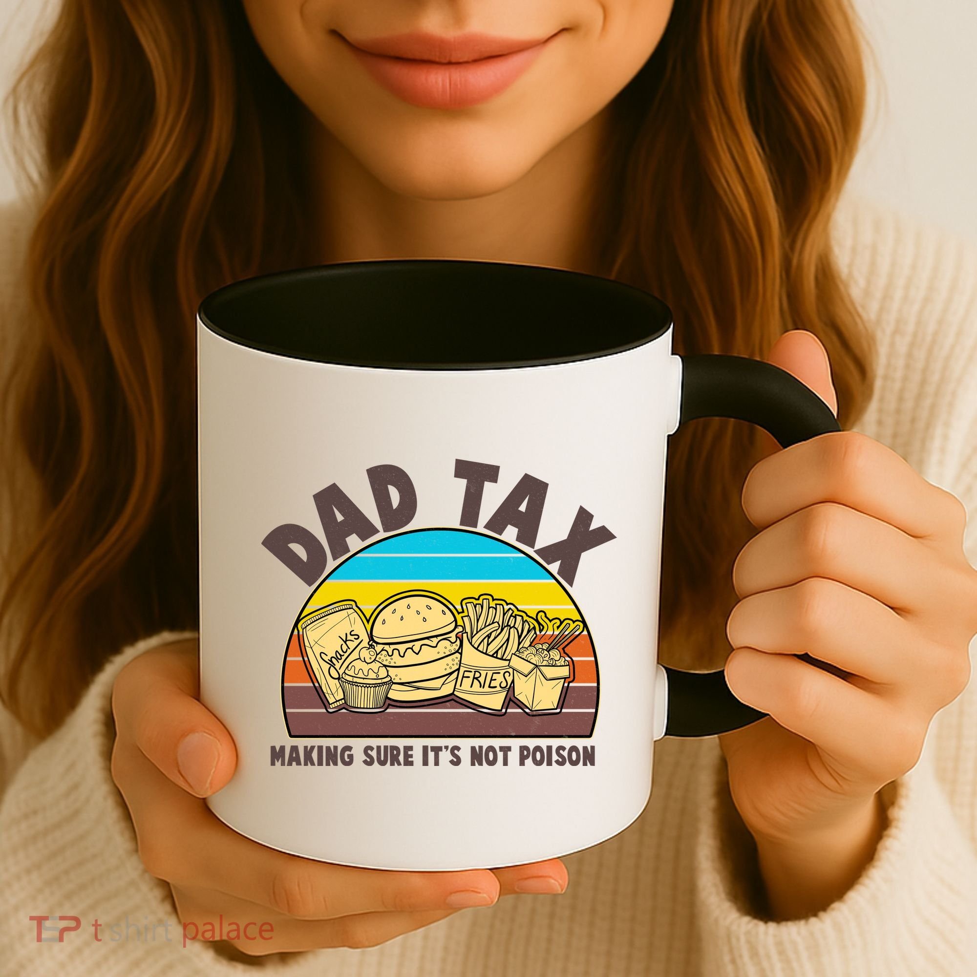 Funny Retro Dad Tax Making Sure Its Not Poison Coffee Mug