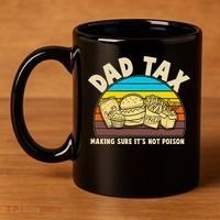 Funny Retro Dad Tax Making Sure Its Not Poison 11oz C Handle Ceramic Mug thumb 4