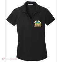 Funny Retro Dad Tax Making Sure Its Not Poison Women's Dry Zone Grid Polo thumb 0