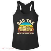 Funny Retro Dad Tax Making Sure Its Not Poison Ladies PosiCharge Competitor Racerback Tank thumb 0