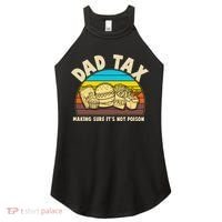 Funny Retro Dad Tax Making Sure Its Not Poison Women's Perfect Tri Rocker Tank thumb 0