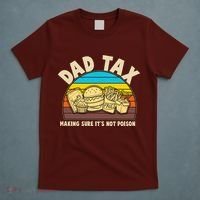 Funny Retro Dad Tax Making Sure Its Not Poison T-Shirt thumb 5