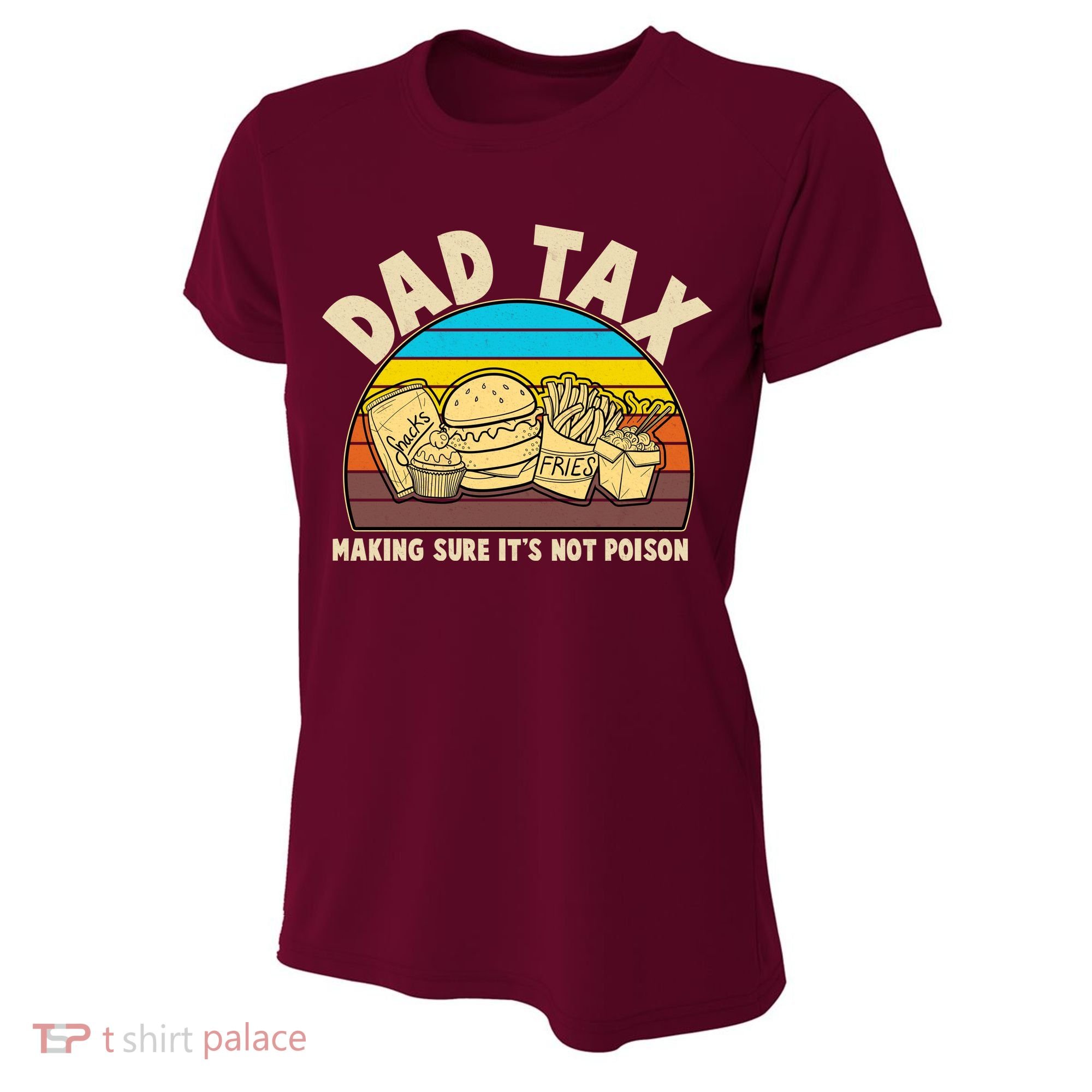 Funny Retro Dad Tax Making Sure Its Not Poison Women's Cooling Performance Crew T-Shirt
