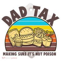 Funny Retro Dad Tax Making Sure Its Not Poison Ceramic Ornament thumb 2