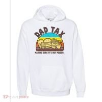 Funny Retro Dad Tax Making Sure Its Not Poison Comfort Colors Garment-Dyed Hooded Sweatshirt thumb 0