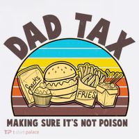 Funny Retro Dad Tax Making Sure Its Not Poison Comfort Colors Garment-Dyed Hooded Sweatshirt thumb 2