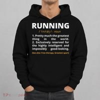 Funny Running Definition Noun Runner Track Field Gift Coach Hoodie thumb 0