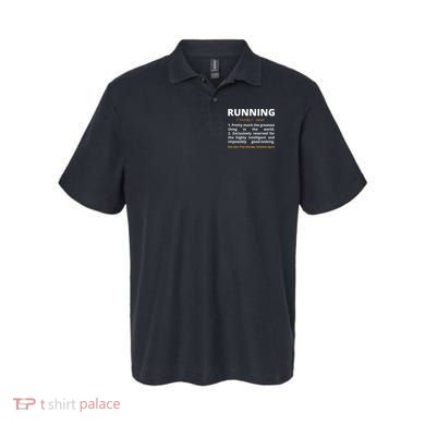 Funny Running Definition Noun Runner Track Field Gift Coach Polo