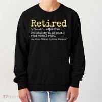 Funny Retired Definition Funny Retirement Women's Sweatshirt thumb 0