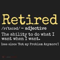 Funny Retired Definition Funny Retirement Beanie thumb 2