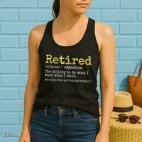 Funny Retired Definition Funny Retirement Women's Tank Top thumb 2
