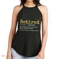 Funny Retired Definition Funny Retirement Women's Perfect Tri Rocker Tank thumb 2