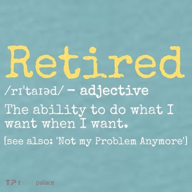 Funny Retired Definition Funny Retirement Sueded Cloud Jersey T-Shirt