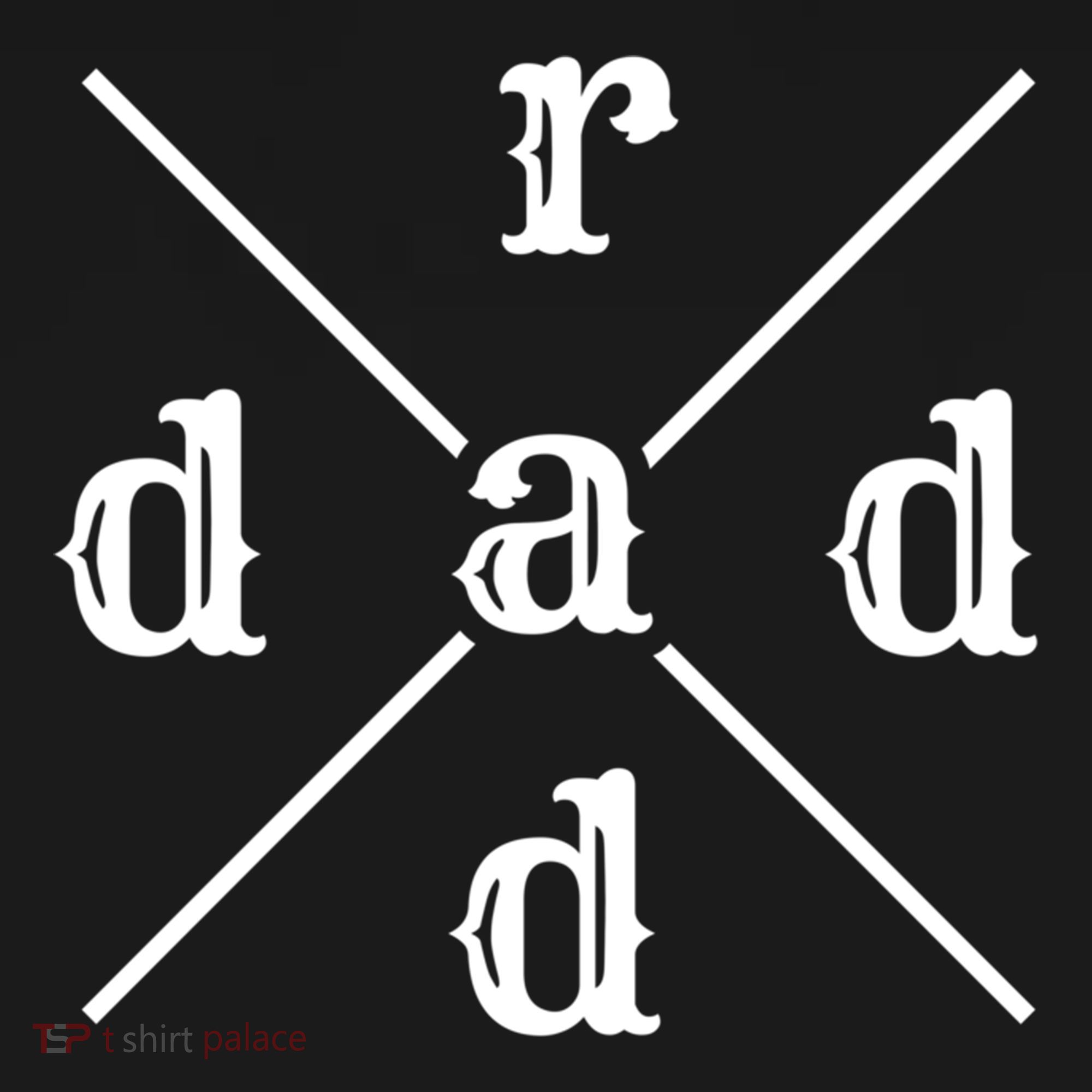 Funny Rad Dad Gift For Fathers Day Retro Style Art Cute Gift Backpack