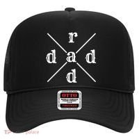 Funny Rad Dad Gift For Fathers Day Retro Style Art Cute Gift Hat thumb 0