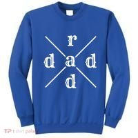Funny Rad Dad Gift For Fathers Day Retro Style Art Cute Gift Sweatshirt thumb 0