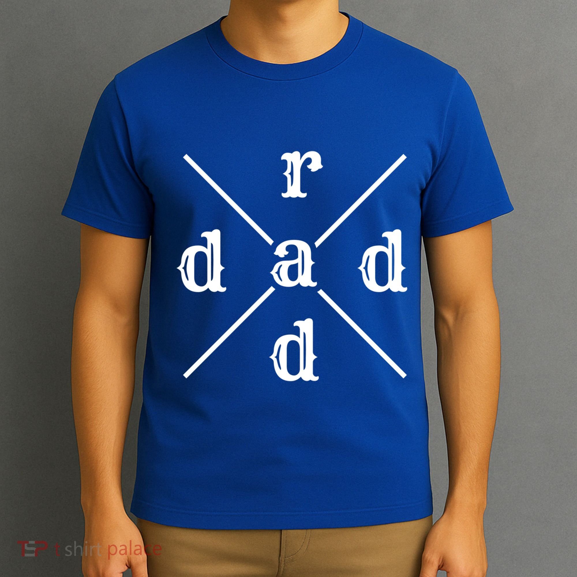 Funny Rad Dad Gift For Fathers Day Retro Style Art Cute Gift T-Shirt