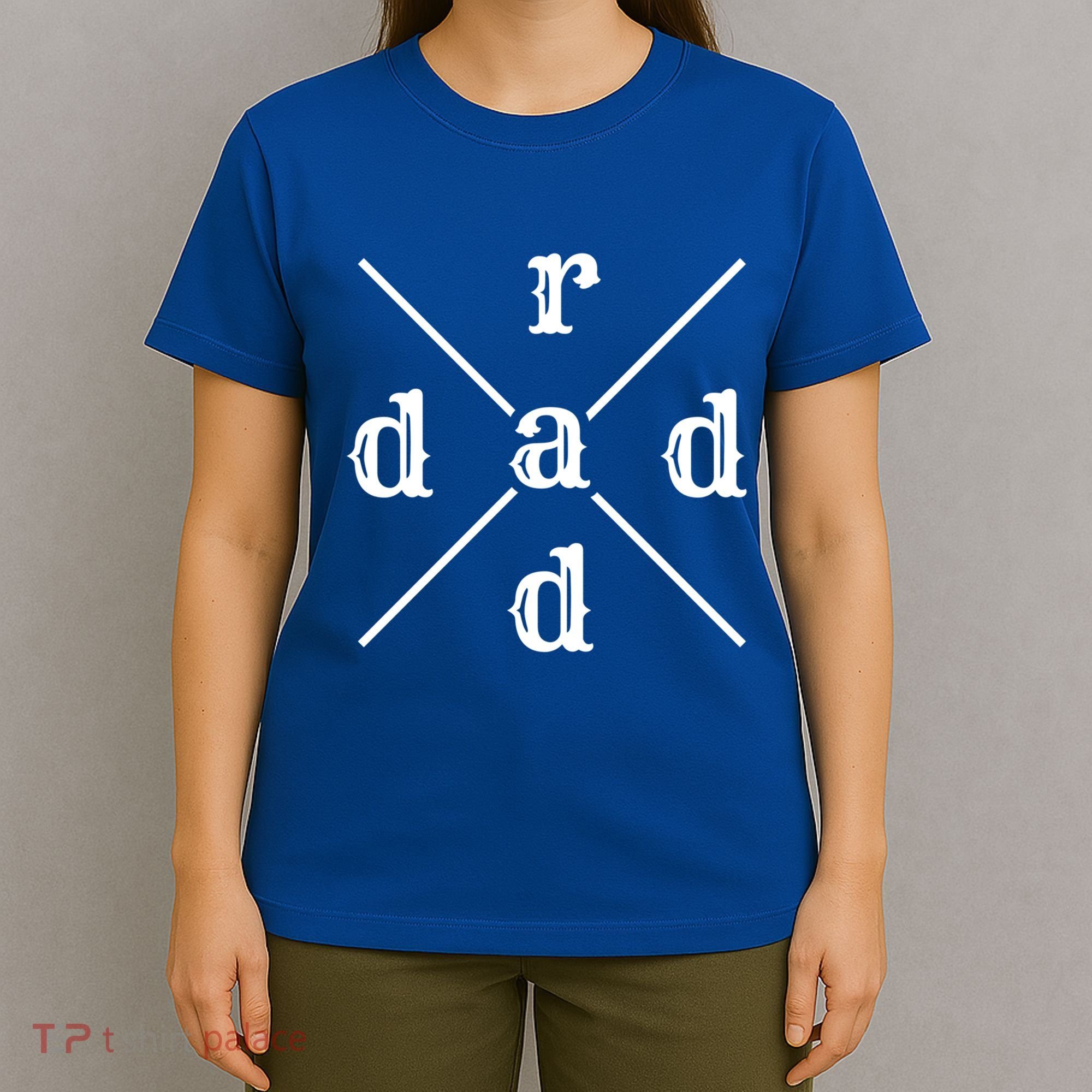 Funny Rad Dad Gift For Fathers Day Retro Style Art Cute Gift T-Shirt