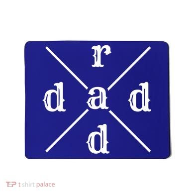 Funny Rad Dad Gift For Fathers Day Retro Style Art Cute Gift Mousepad