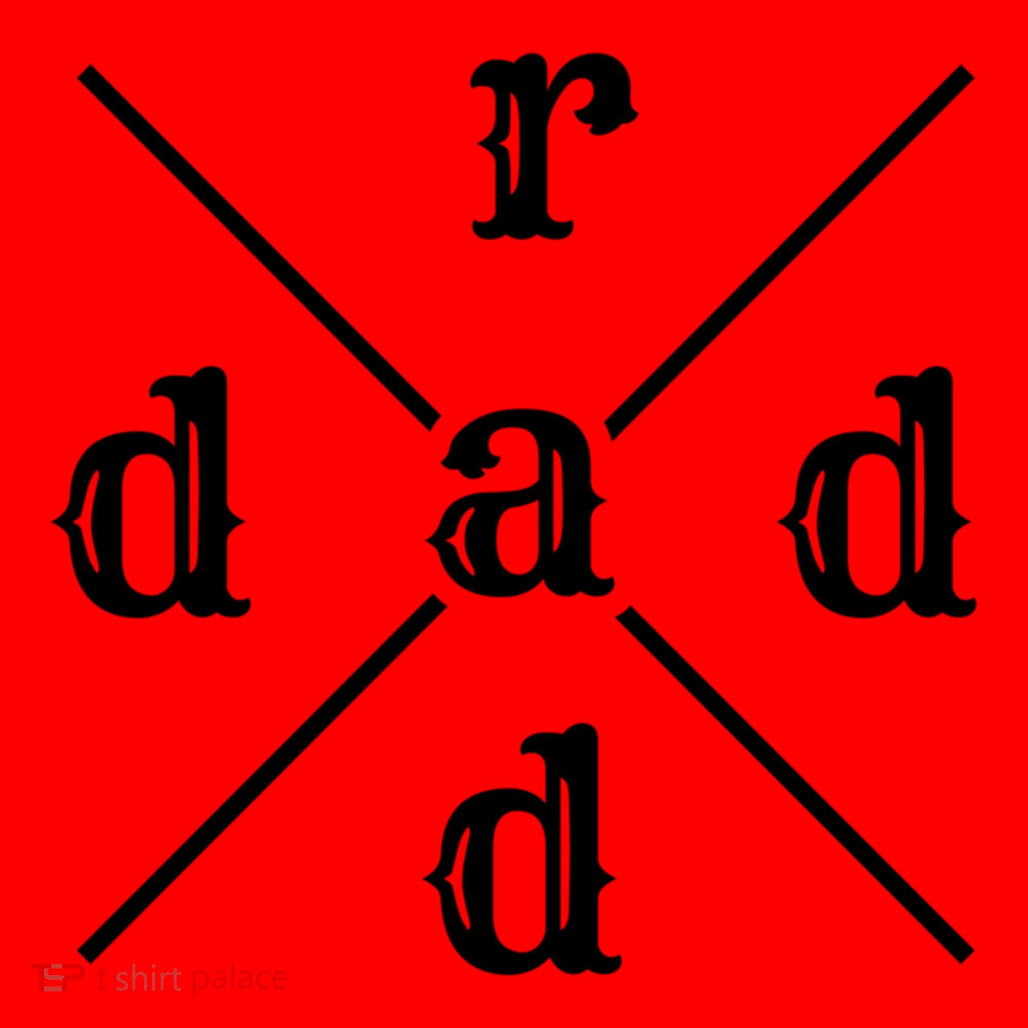 Funny Rad Dad Gift For Fathers Day Retro Style Art Cute Gift Santa Hat