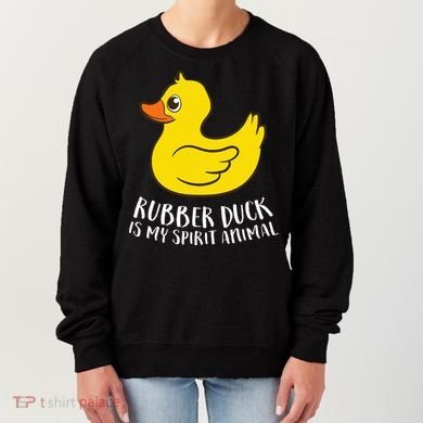 Funny Rubber Duck Spirit Animal Women's Sweatshirt