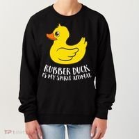Funny Rubber Duck Spirit Animal Women's Sweatshirt thumb 0