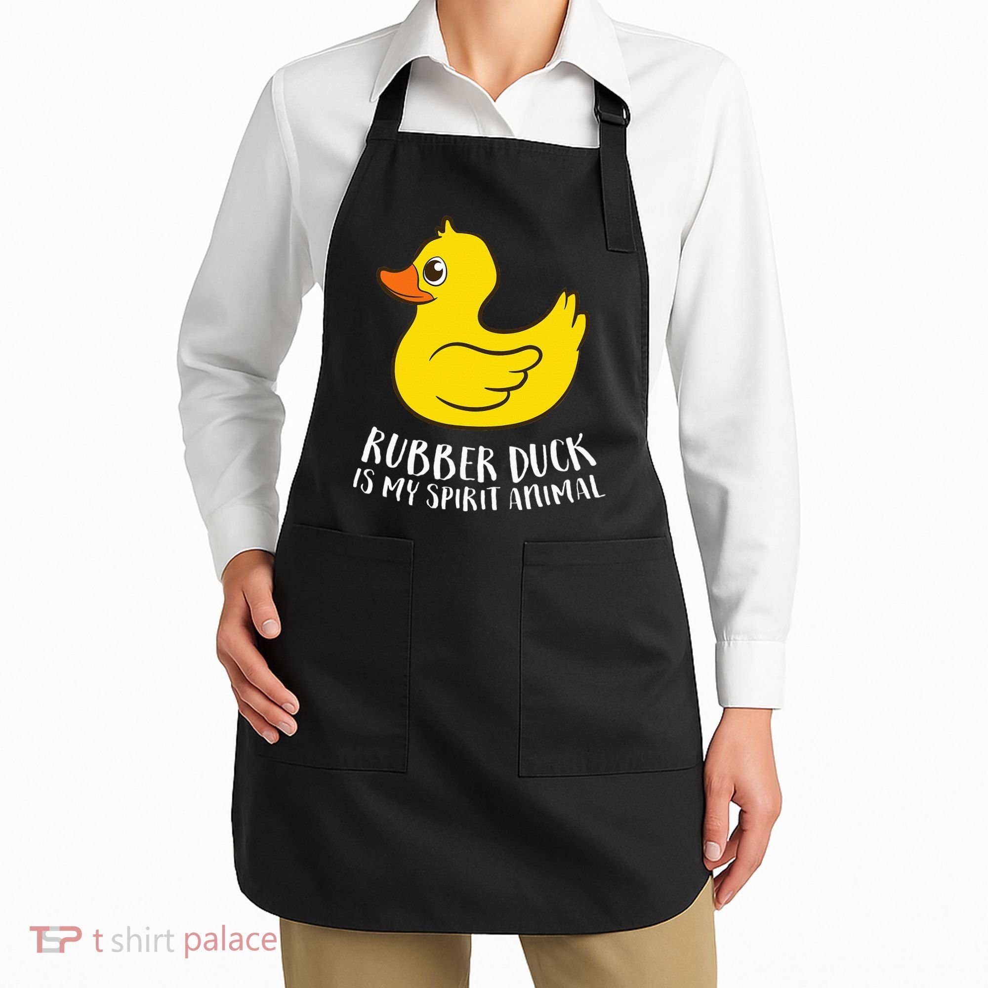 Funny Rubber Duck Spirit Animal Apron