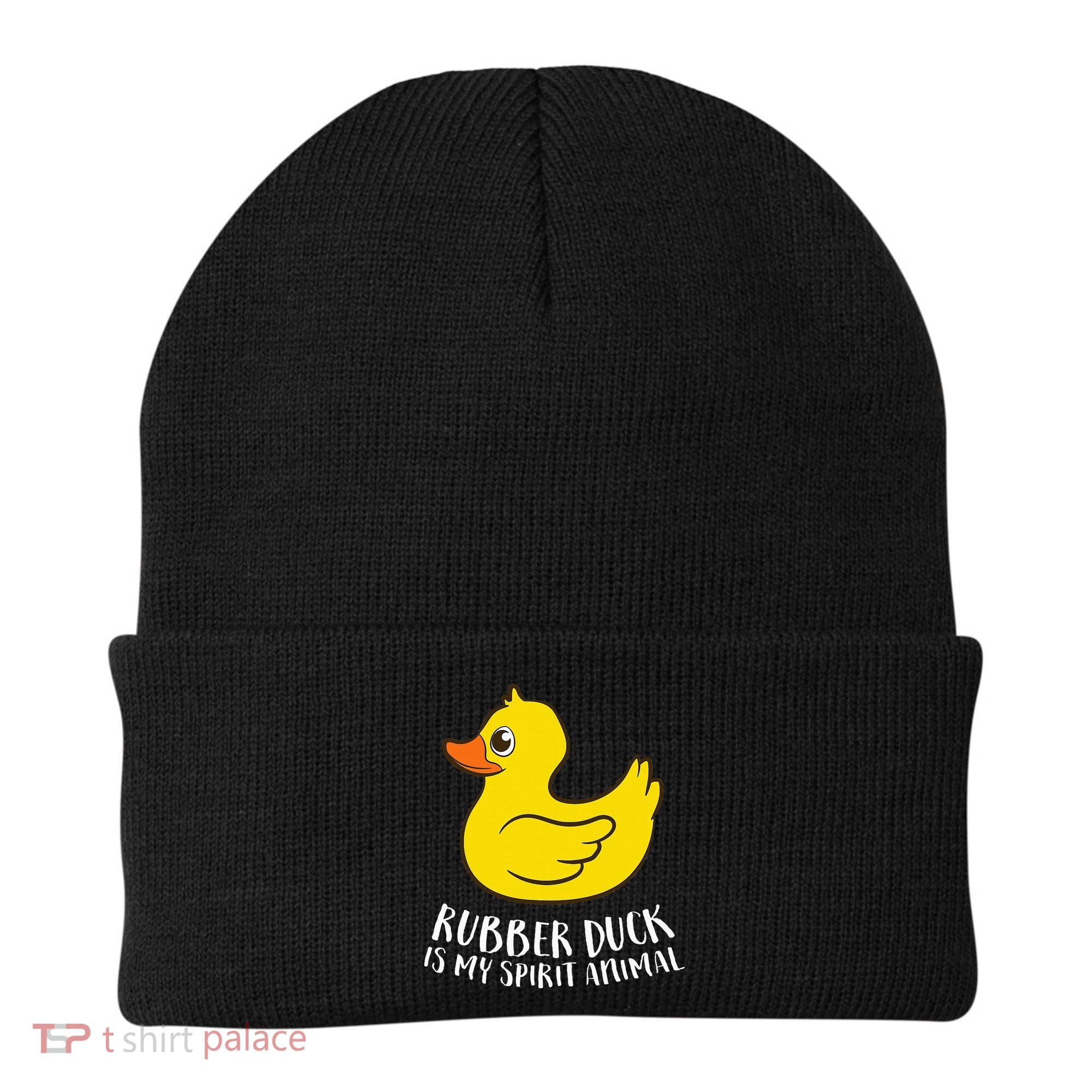 Funny Rubber Duck Spirit Animal Beanie