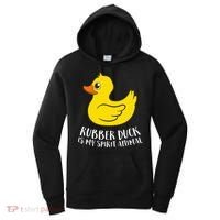 Funny Rubber Duck Spirit Animal Women's Hoodie thumb 0