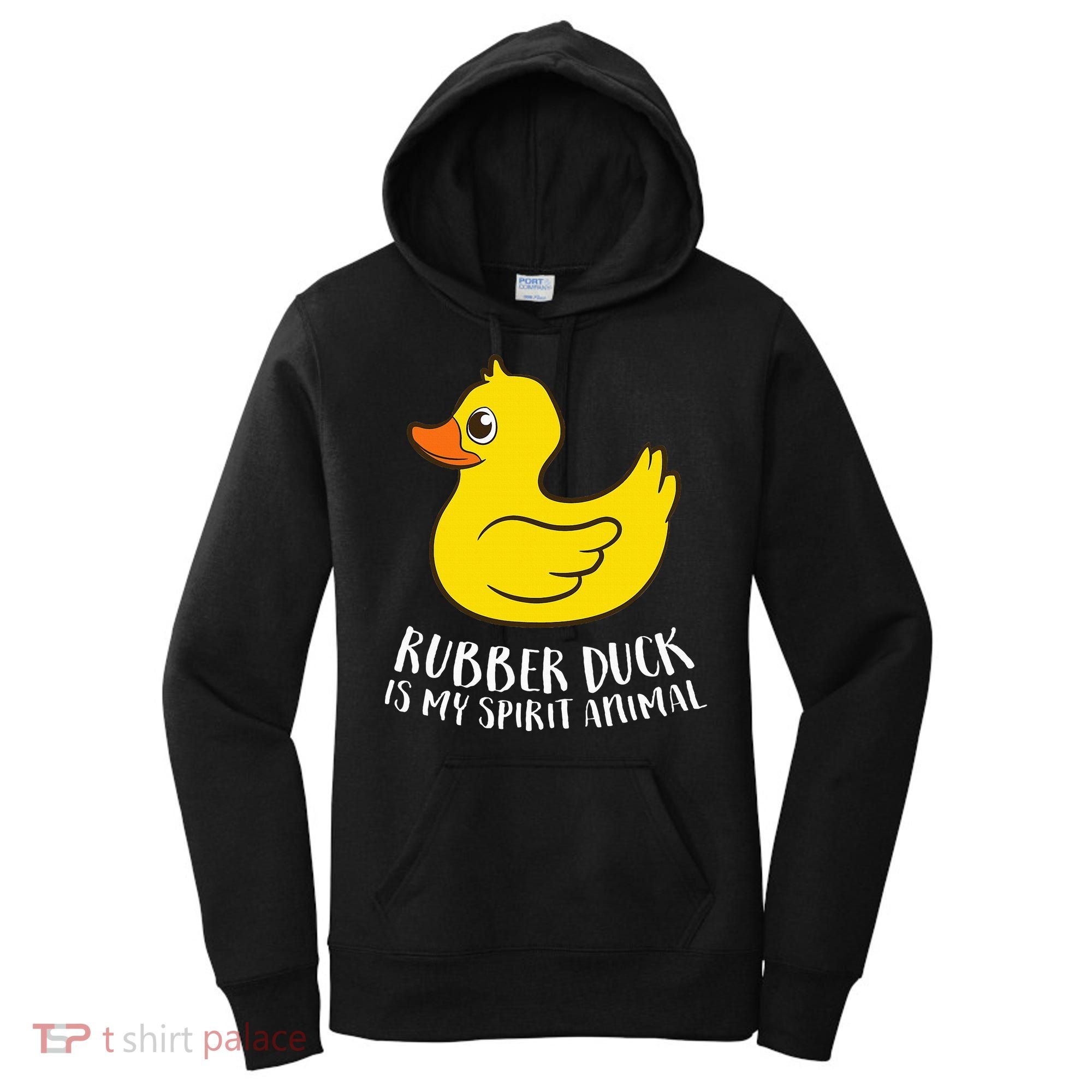 Funny Rubber Duck Spirit Animal Women's Hoodie