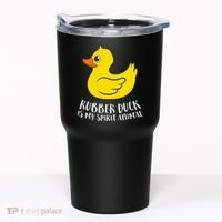 Funny Rubber Duck Spirit Animal Tumbler thumb 0