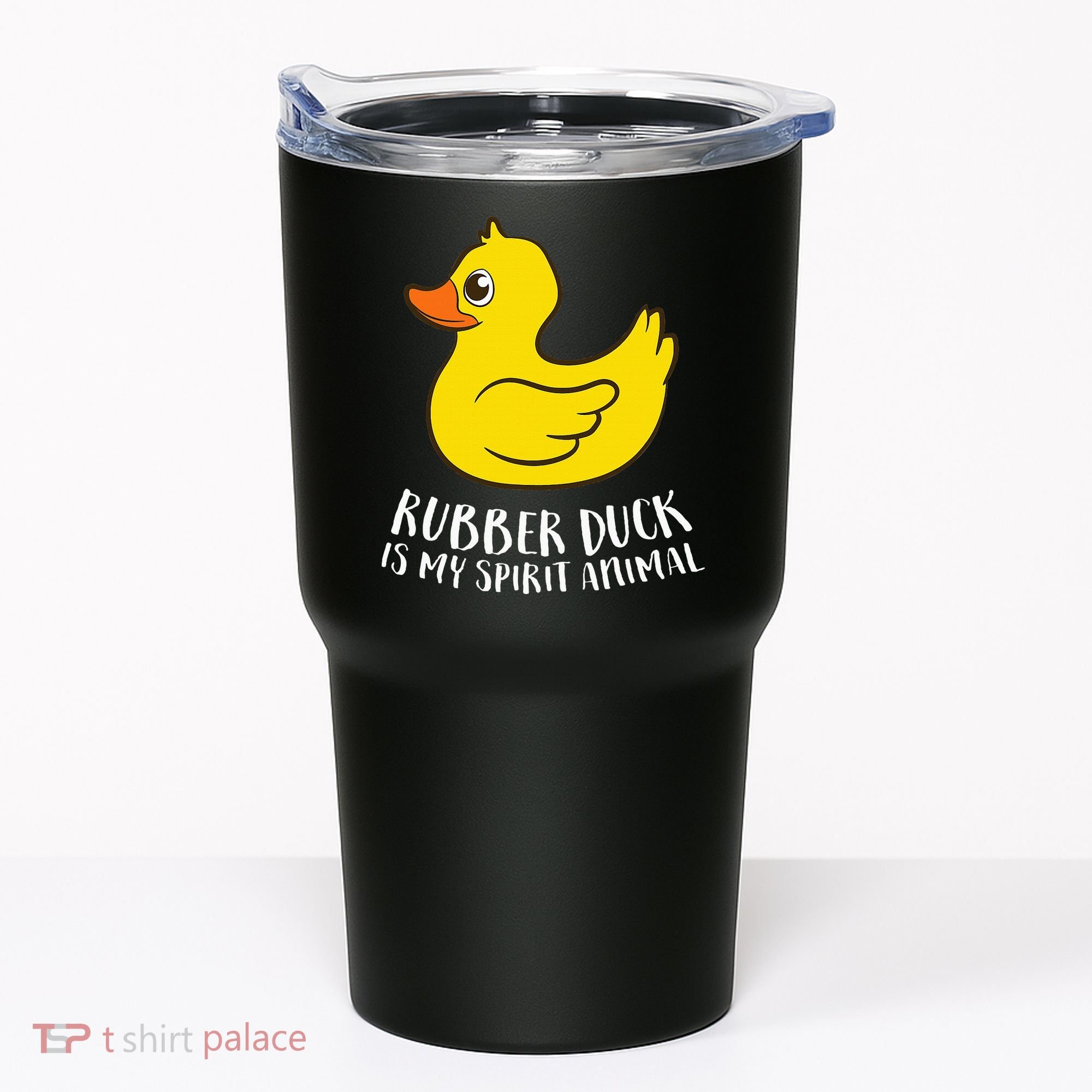 Funny Rubber Duck Spirit Animal Tumbler