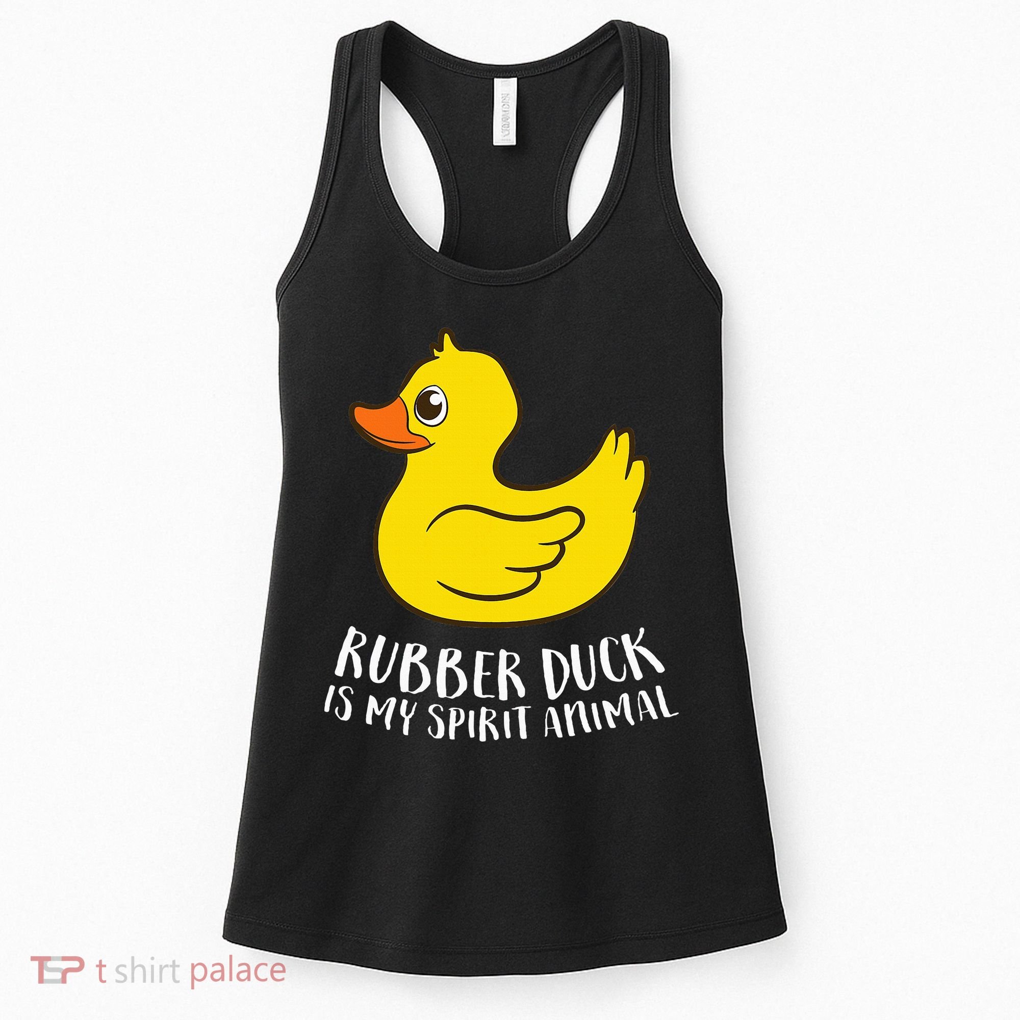 Funny Rubber Duck Spirit Animal Women's Tank Top