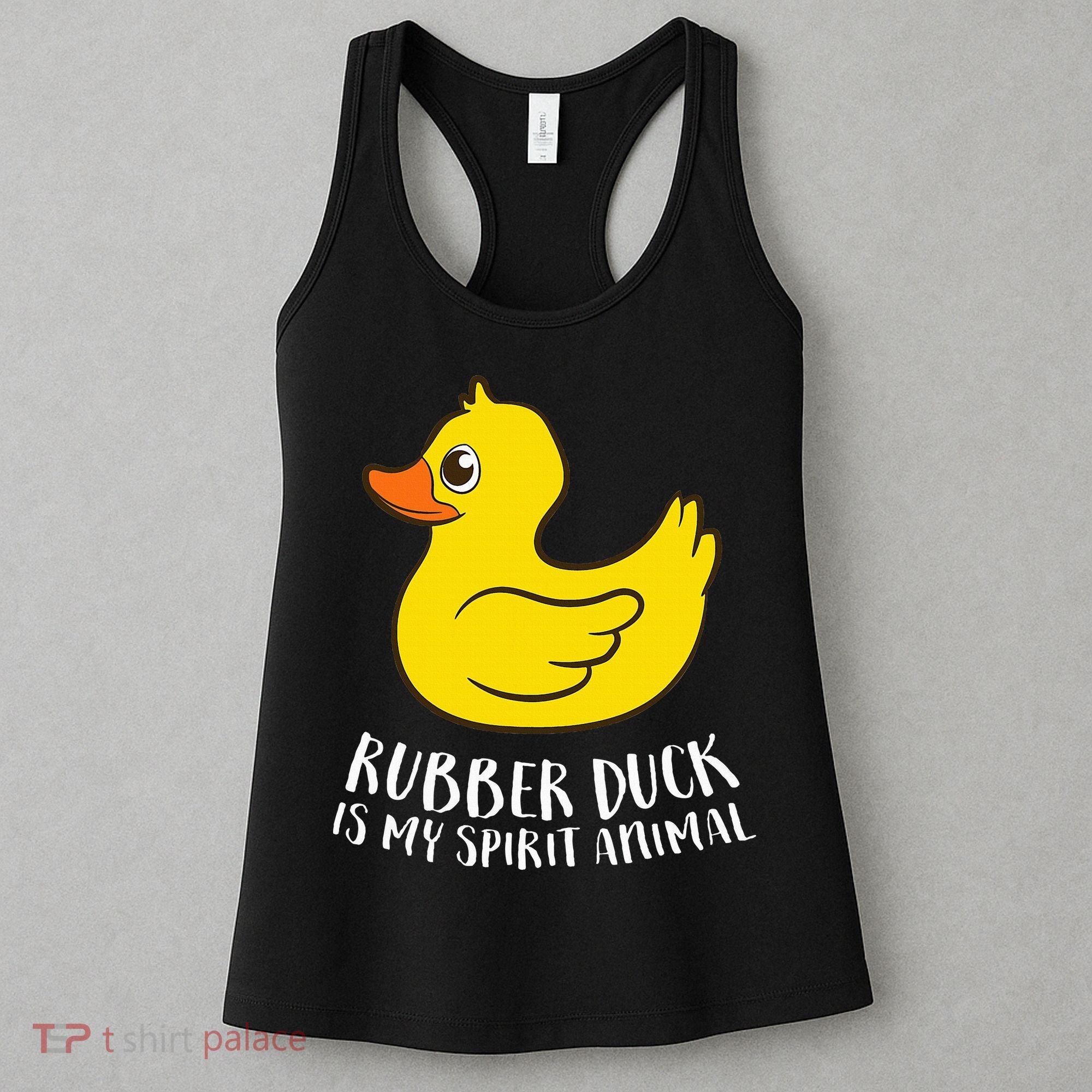 Funny Rubber Duck Spirit Animal Women's Tank Top