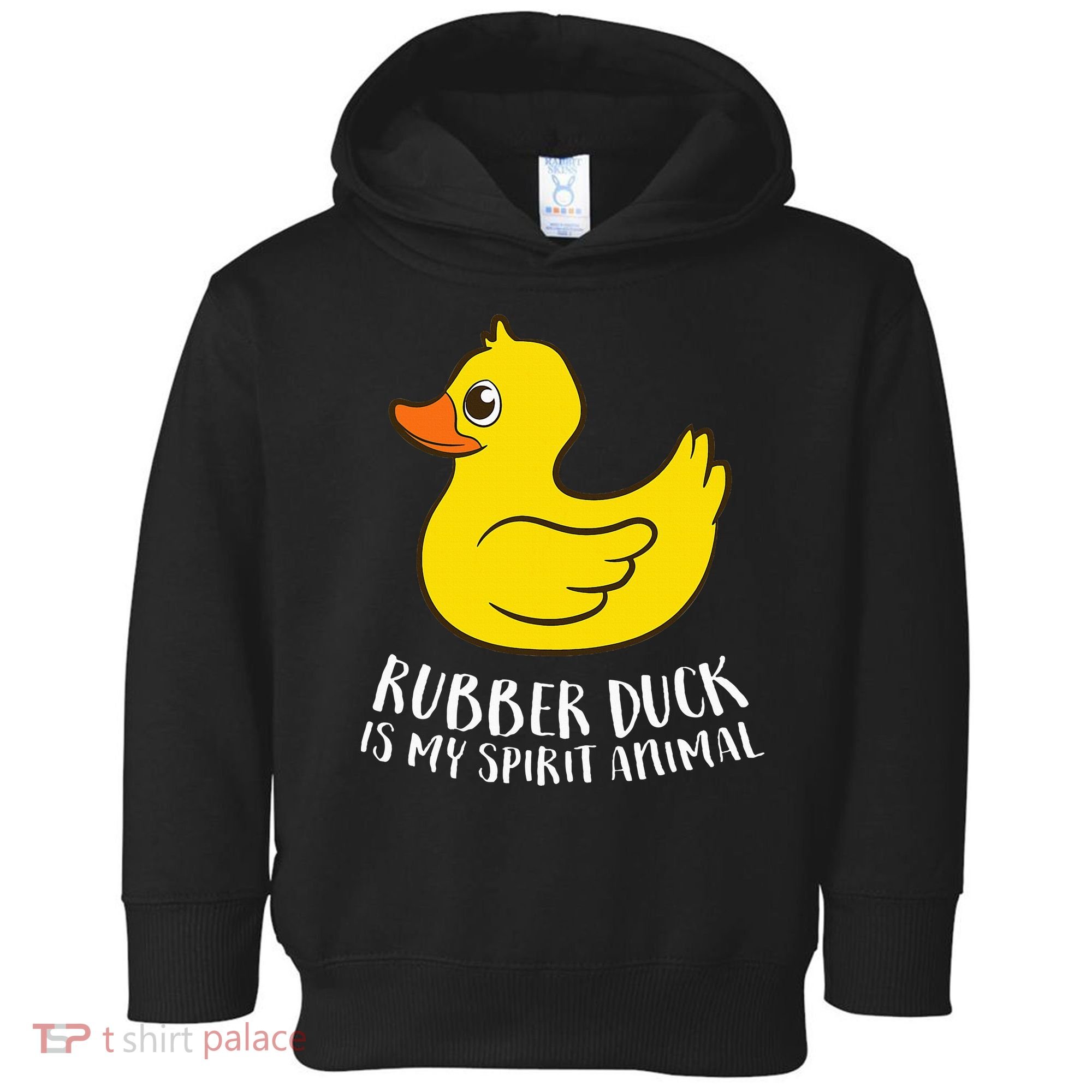 Funny Rubber Duck Spirit Animal Toddler Hoodie