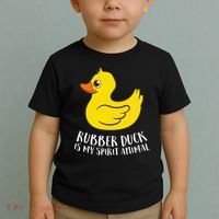 Funny Rubber Duck Spirit Animal Toddler T-Shirt thumb 2