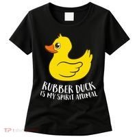 Funny Rubber Duck Spirit Animal Women's T-Shirt thumb 0
