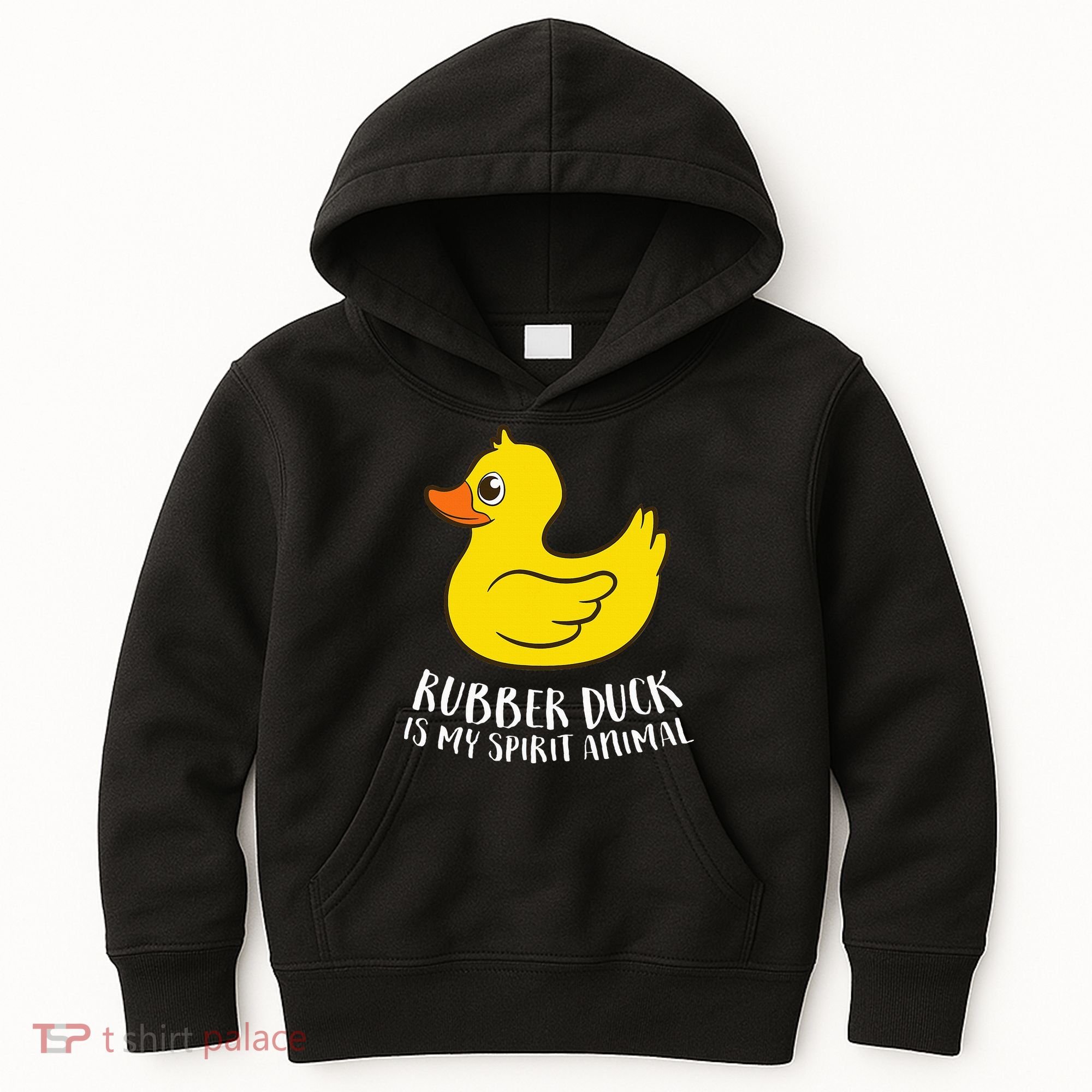 Funny Rubber Duck Spirit Animal Kids Hoodie