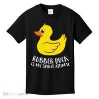 Funny Rubber Duck Spirit Animal Kids T-Shirt thumb 0