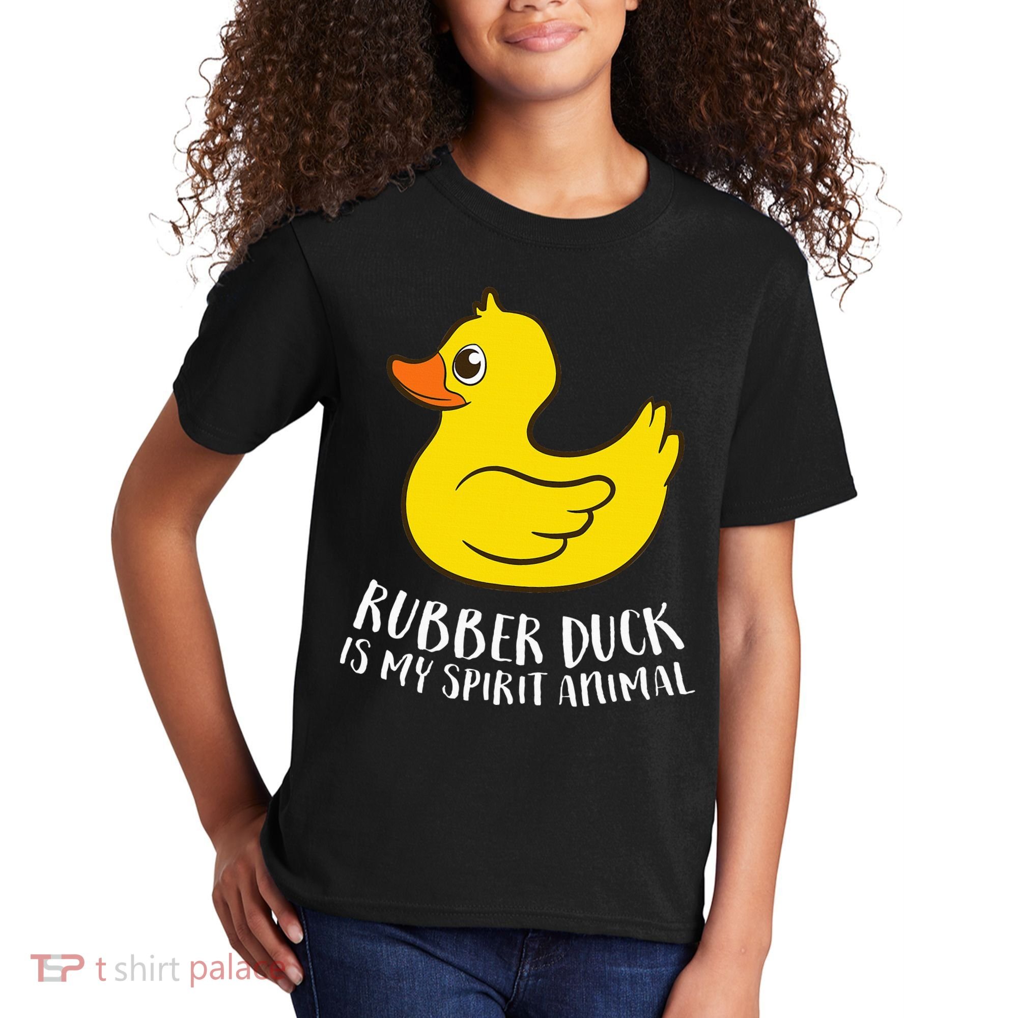 Funny Rubber Duck Spirit Animal Kids T-Shirt
