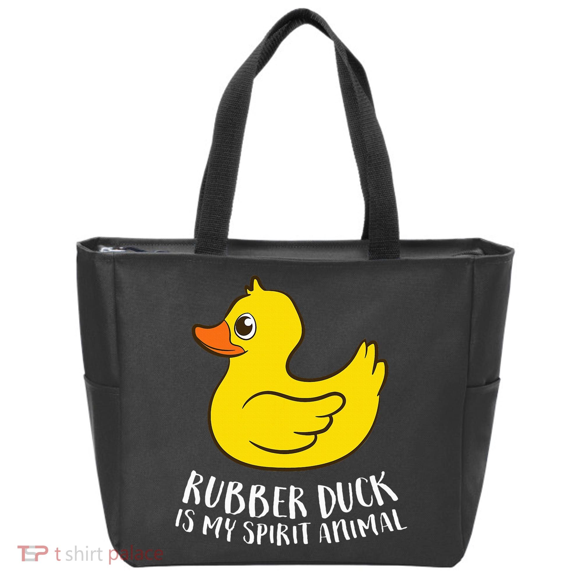 Funny Rubber Duck Spirit Animal Tote Bag
