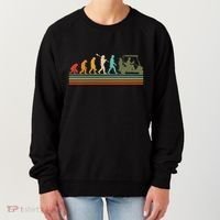 Funny Retro Evolution Of A Golfer Women's Sweatshirt thumb 0