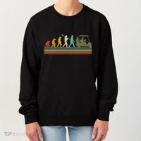 Funny Retro Evolution Of A Golfer Women's Sweatshirt thumb 0