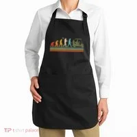 Funny Retro Evolution Of A Golfer Apron thumb 2