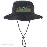 Funny Retro Evolution Of A Golfer Bucket Hat thumb 0