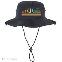 Funny Retro Evolution Of A Golfer Bucket Hat thumb 0