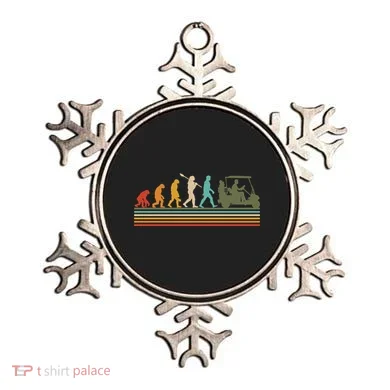 Funny Retro Evolution Of A Golfer Ornament